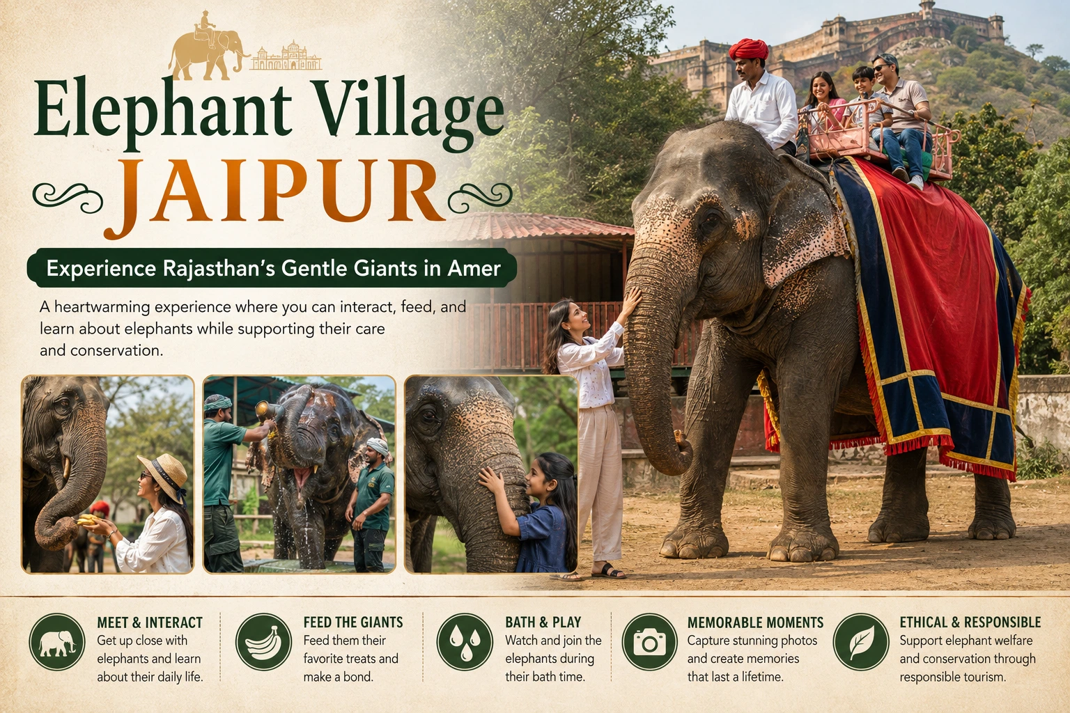 elephant village jaipur elephant village jaipur